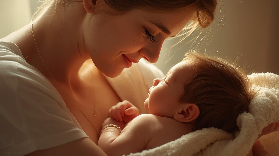 alt="Allaitement maternel — lien de tendresse entre une maman et son bébé, moment de douceur et connexion"